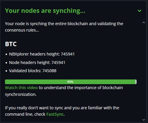 Bitcoin Core :: getindexinfo ( RPC)