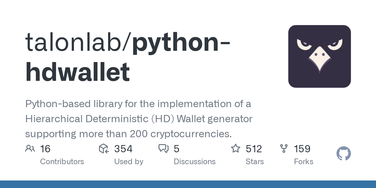 btc-hd-wallet - Python Package Health Analysis | Snyk