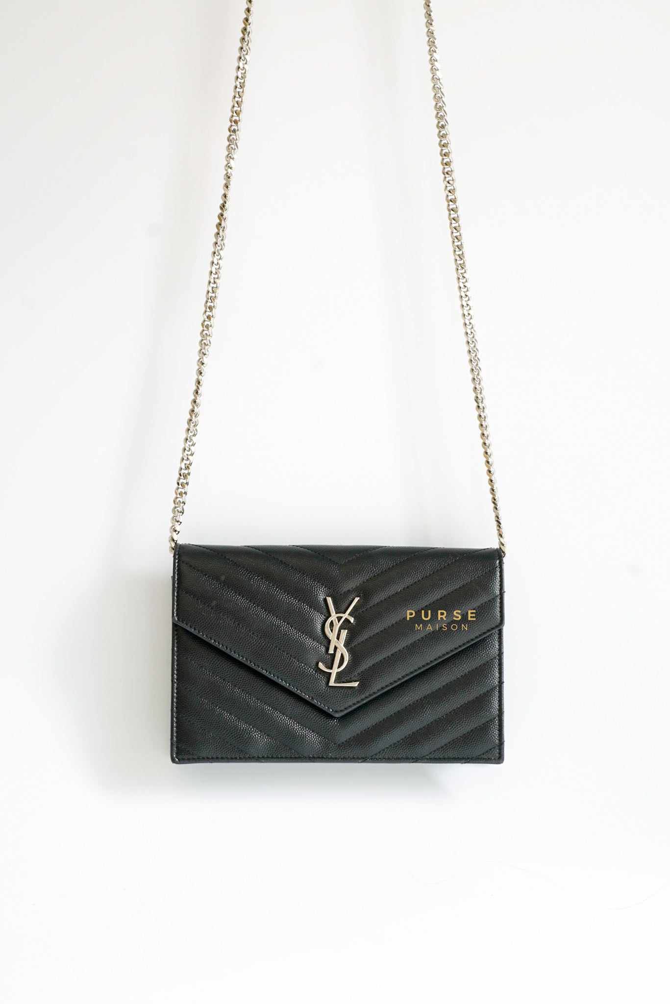 YSL Monogram Envelope Wallet