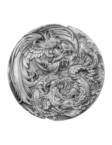 24K Gold Coin Dragon & Phoenix – ZNZ Jewelry Affordagold