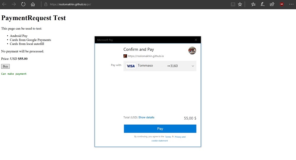 Microsoft replaces Microsoft Wallet with Microsoft Pay now available for Windows 10 PC users