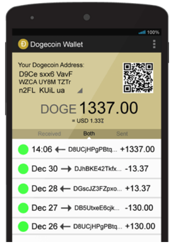 DPal:Wallet for DogeCoin