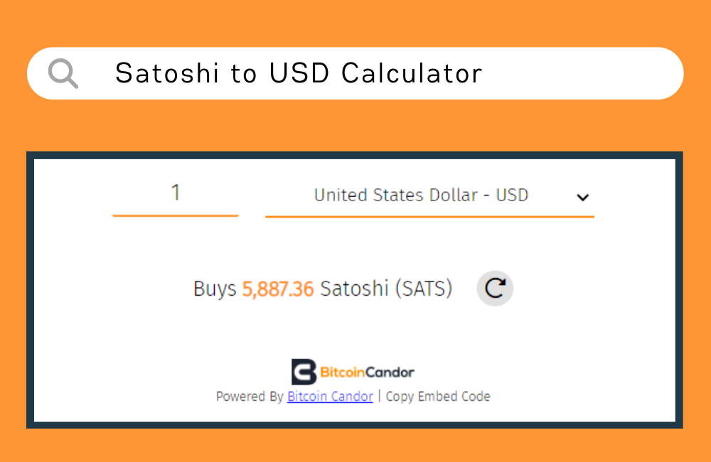 BTC to SATS converter - Bitcoin to Satoshi calculator