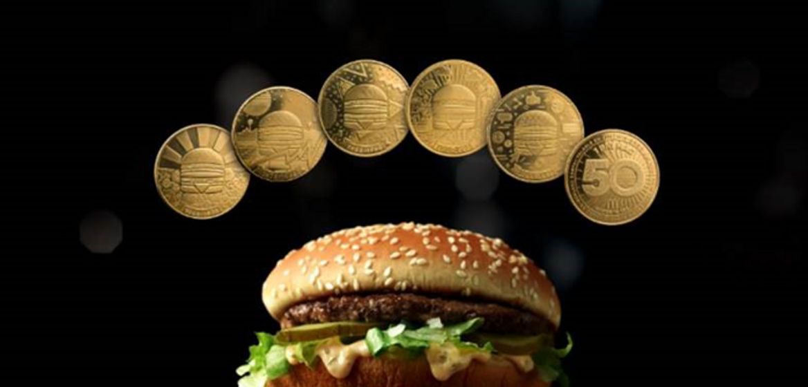 McDonald's notes 50th anniversary of the Big Mac with commemorative coins