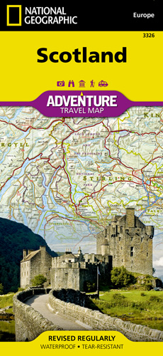 OS Map of Western Scotland | Road Map | Ordnance Survey Shop