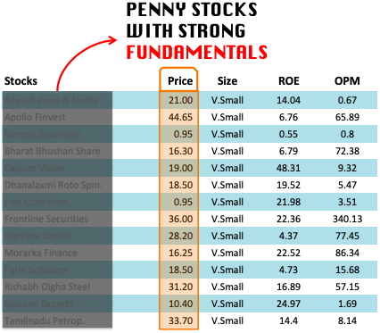 Penny Stock List: Investment In Future