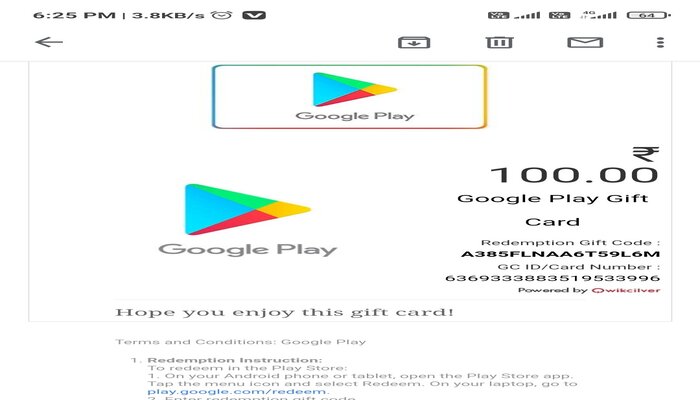 free google play gift card FREE Activate Now?