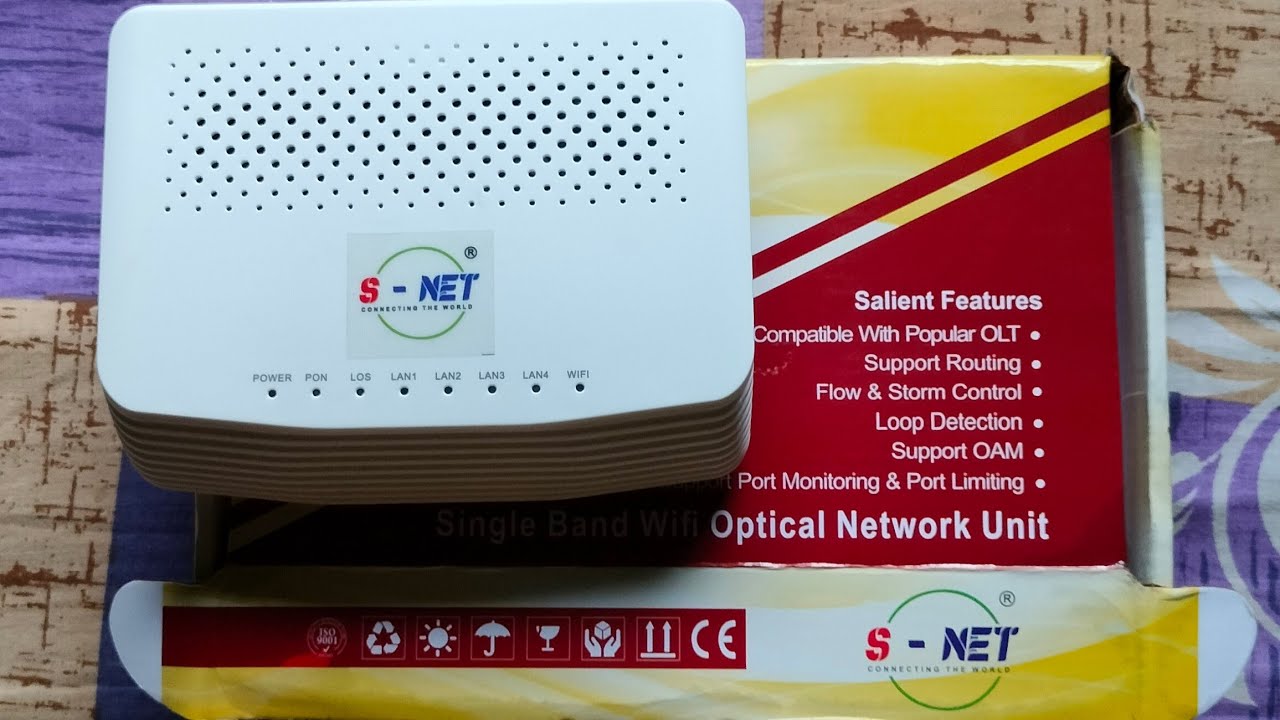 SNET Dual Band Xpon Onu With Voice, Model Name/Number: ANTENN at Rs /piece in Delhi