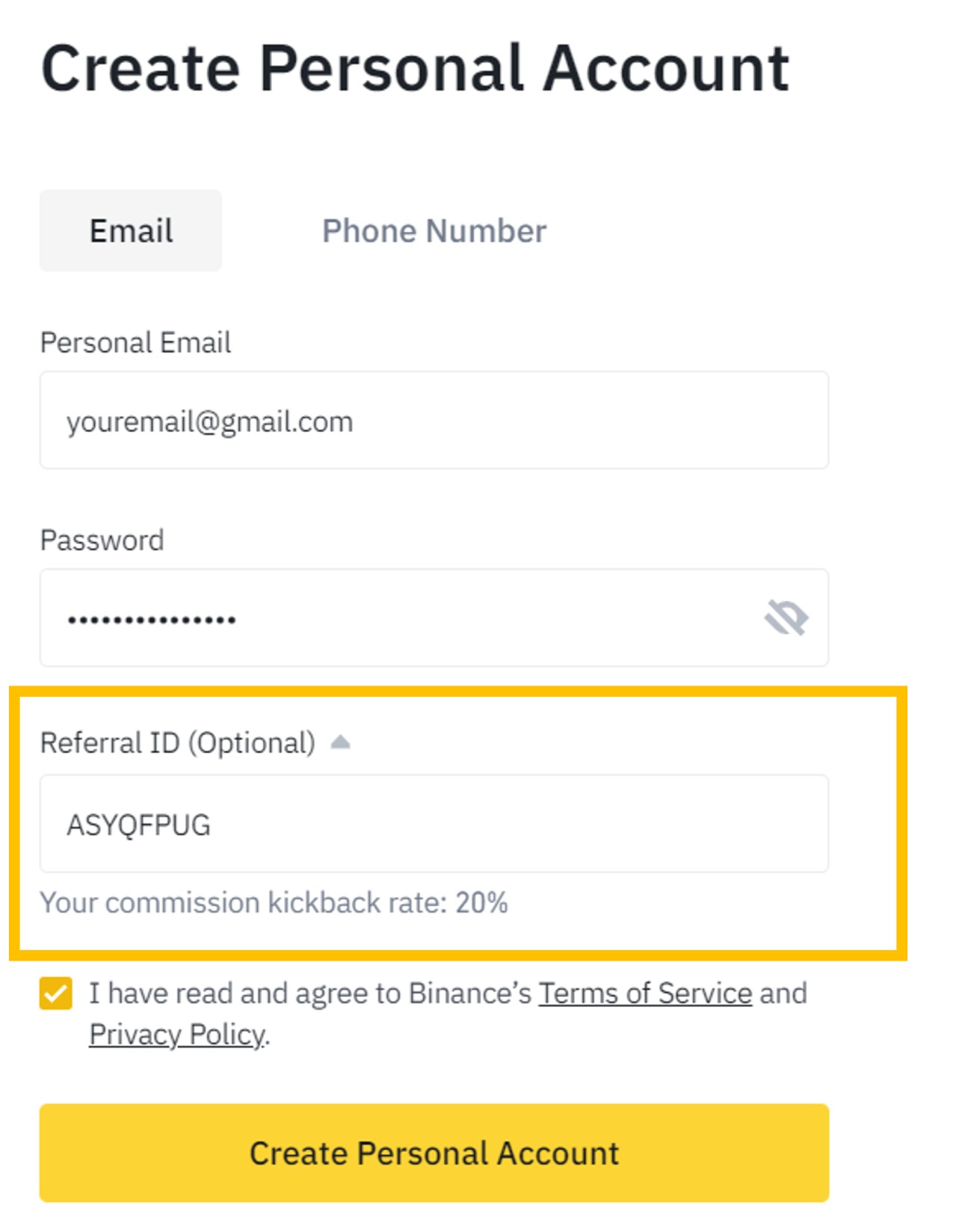 Binance Referral Code (45% Fee Discount) Spot & Futures