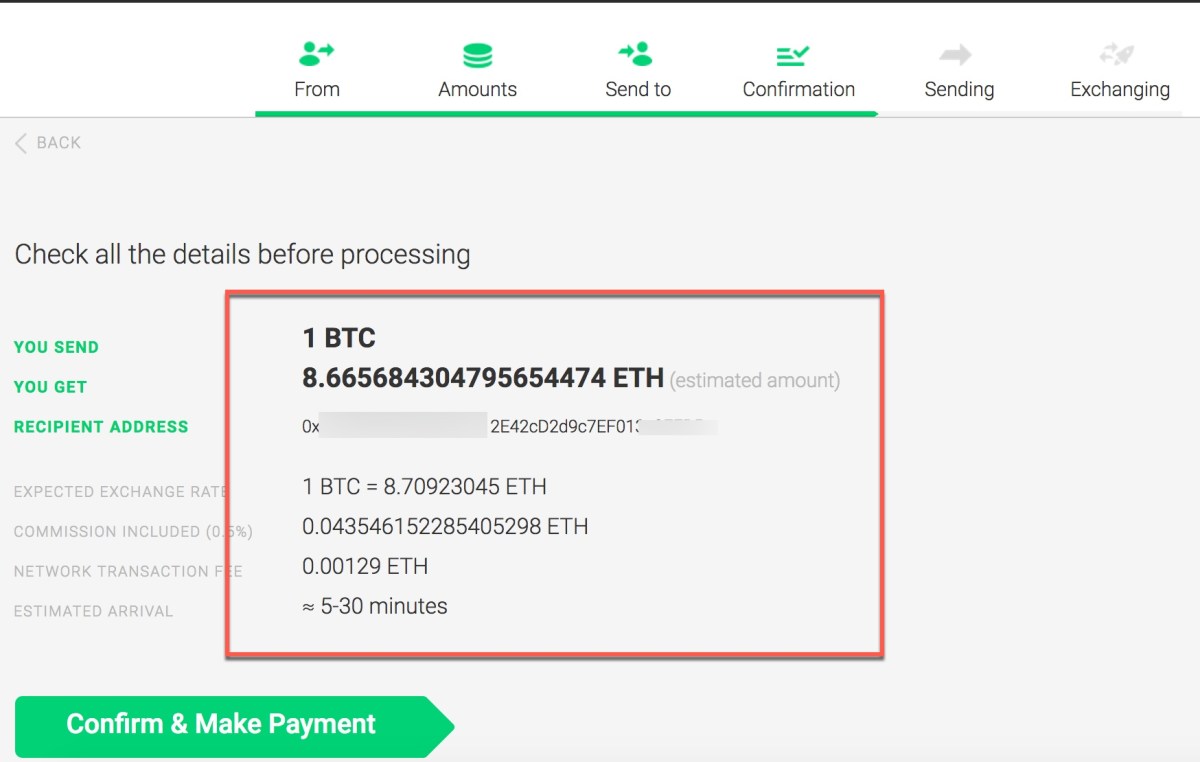 Swap ETH to BTC | Ethereum to Bitcoin Crypto Exchange | SwapSpace