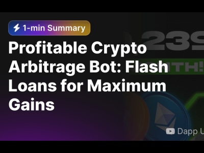 Flashloan Arbitrage bot | Flashloan Arbitrage trading bot