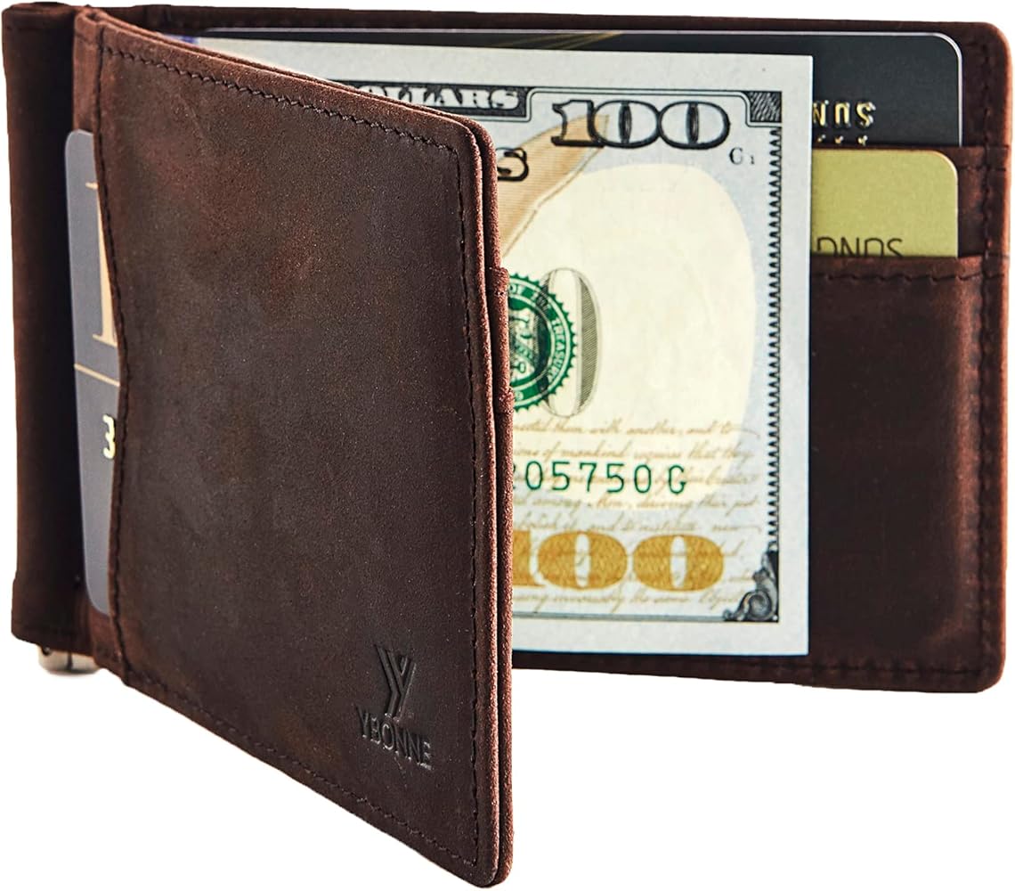 Amazon Live - Best Minimalist Money Clip Wallet for Men with RFID Blocking