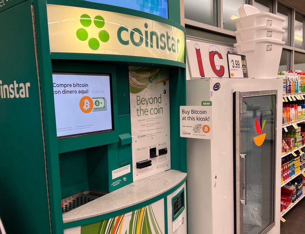 Coinstar machines will start selling Bitcoin at the grocery store | TechCrunch