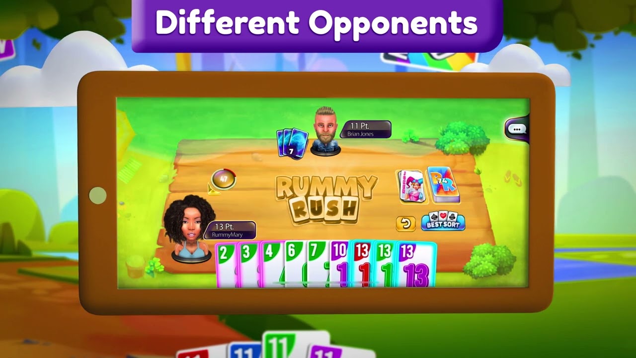 ‎Rummy Rush - Classic Card Game na usluzi App Store