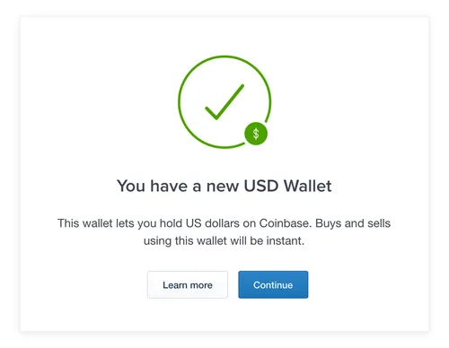 The Coinbase Blog — USD Wallets on Coinbase