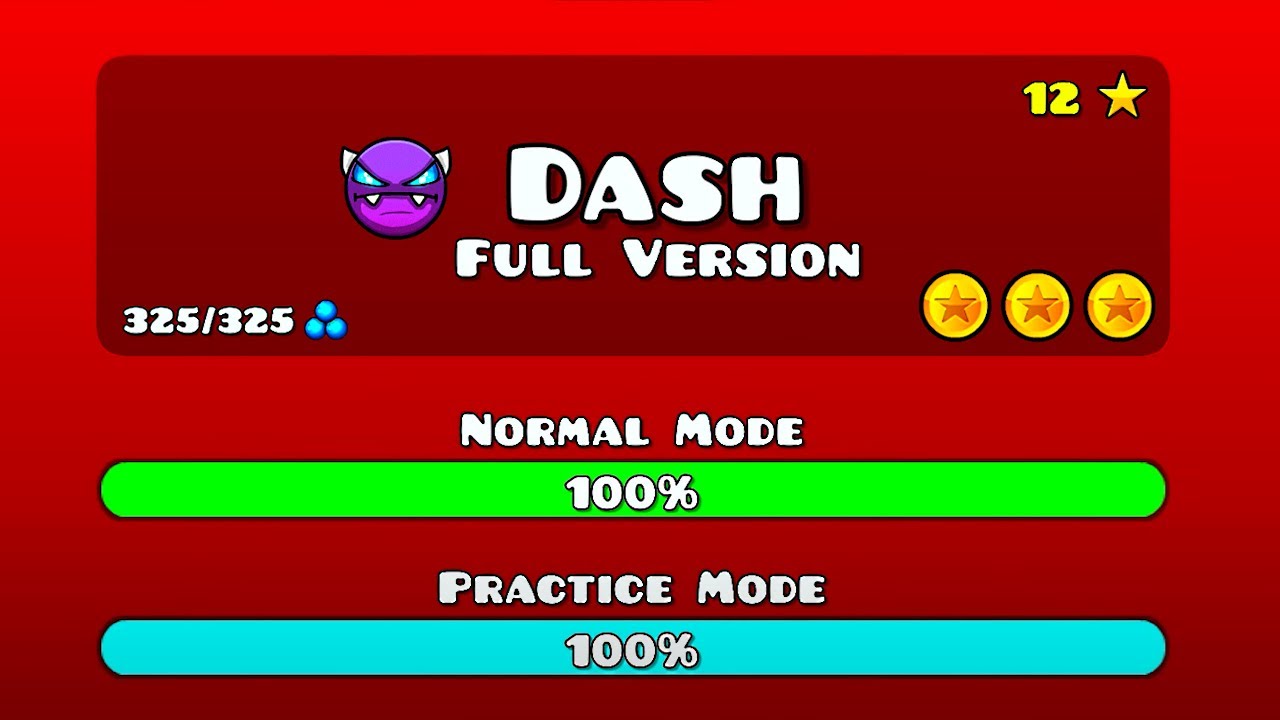 Fingerdash by Robtop complete! (3 coins) | Geometry Dash Amino