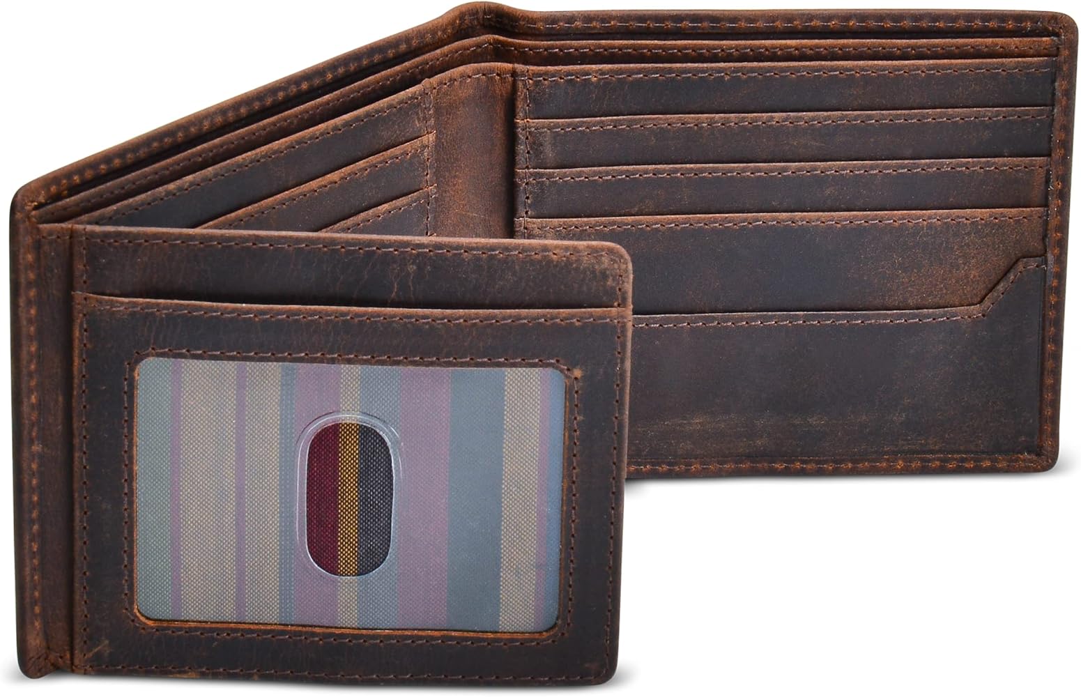 2 ID Front Pocket Leather Wallet - S2-E – WALLETERAS