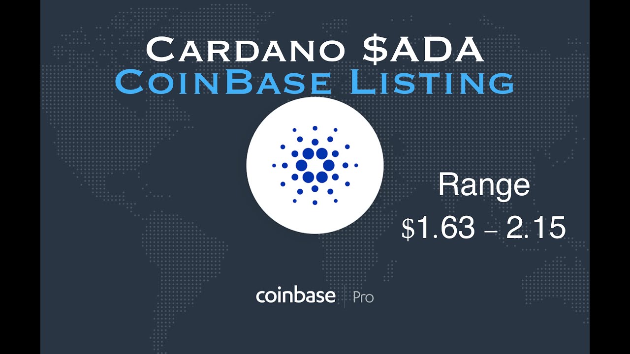 Cardano (ADA) Spikes by 20% as Coinbase Pro Adds Support for ADA on its Platform - cryptolog.fun