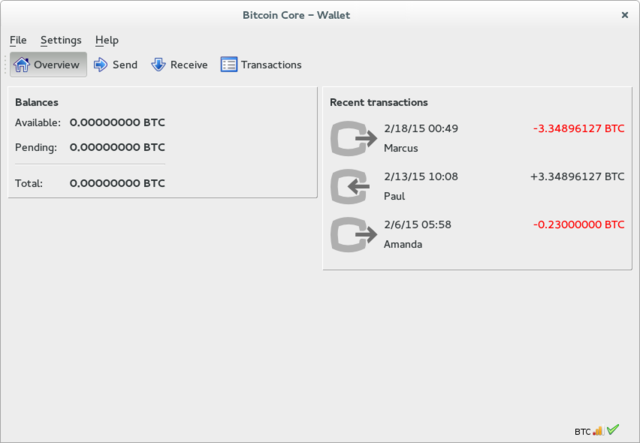 Bitcoin Core - Desktop - Linux - Choose your wallet - Bitcoin