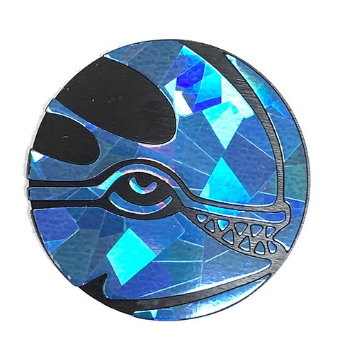 Pokemon Kyogre Collectible Coin (Blue Matte Holofoil) | TrollAndToad