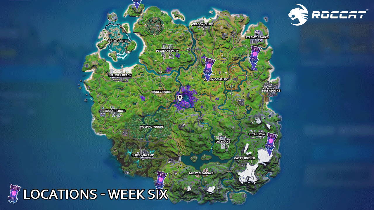 All Fortnite Season 4 Week 5 XP Coin Locations