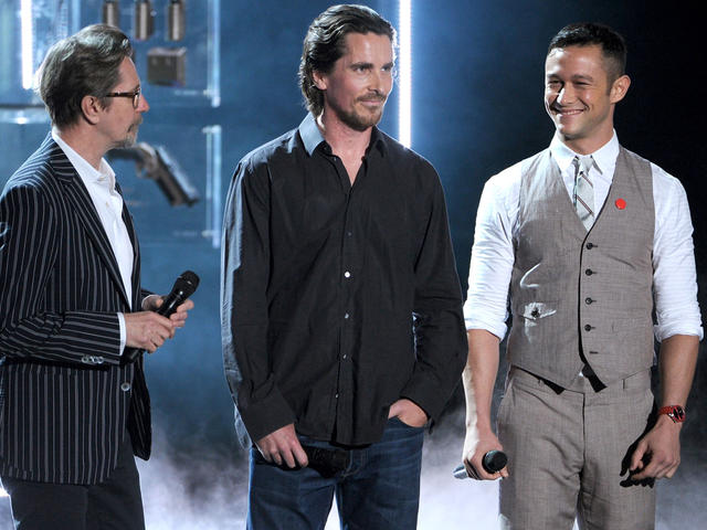 Christian Bale Chokes Up Over Heath Ledger Footage At MTV Movie Awards