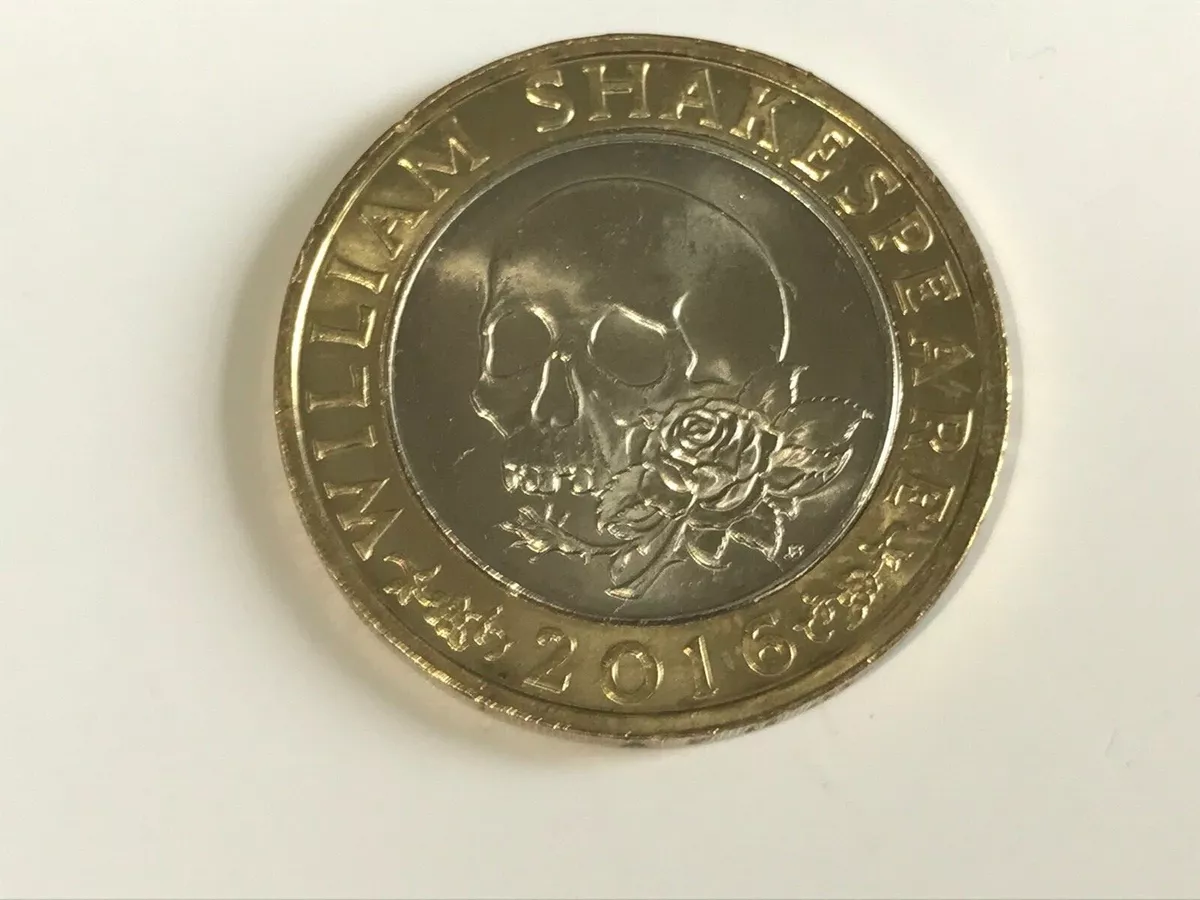 Shakespeare Tragedies Queen Elizabeth II £2 Coin - Mintage: 4,, - Scarcity Index: 1