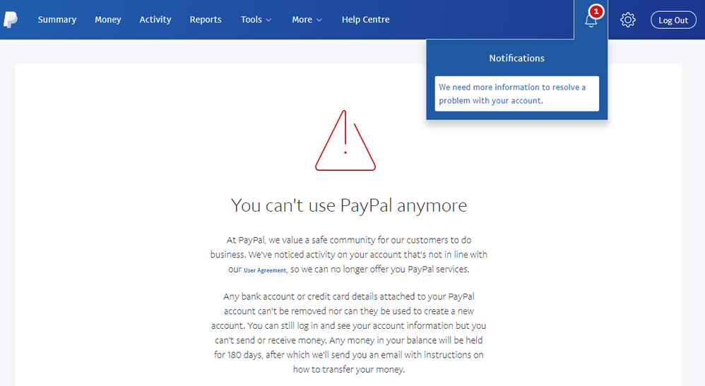 How do I remove a limitation from my account? | PayPal AU