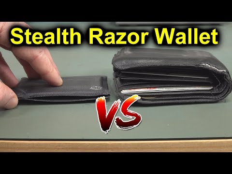 Minimalist Military-Grade Wallets : razor Stealth Wallet