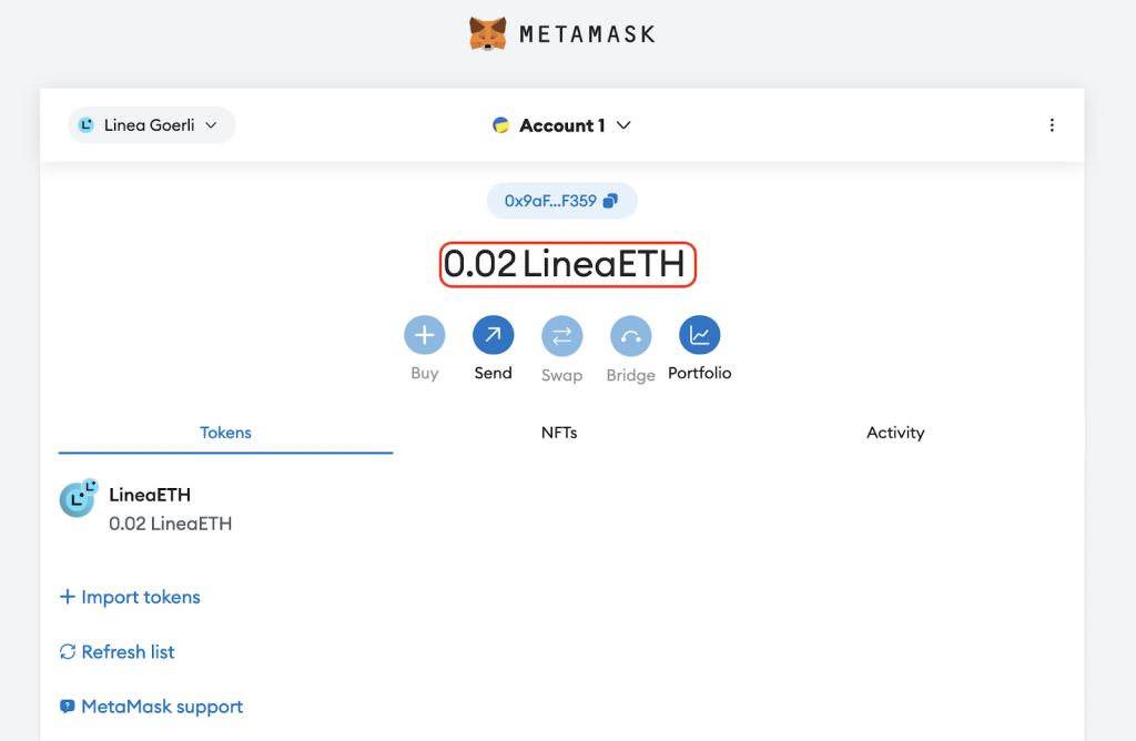 ETH Testnet Bridge by LayerZero