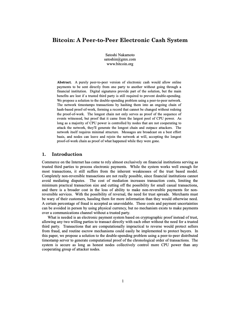 The White Paper - Satoshi Nakamoto - Google Книги