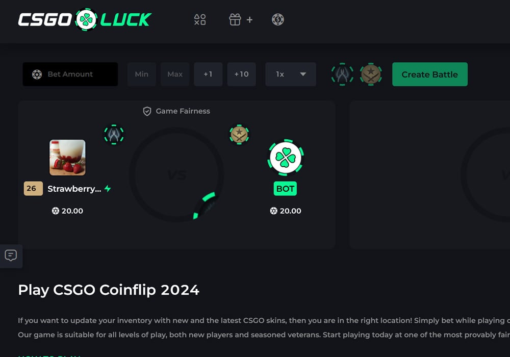 Best CS2 CS2 Coinflip Gambling Sites » CSGOFLY