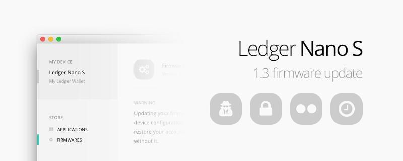 A short guide to Nano S firmware features | Ledger