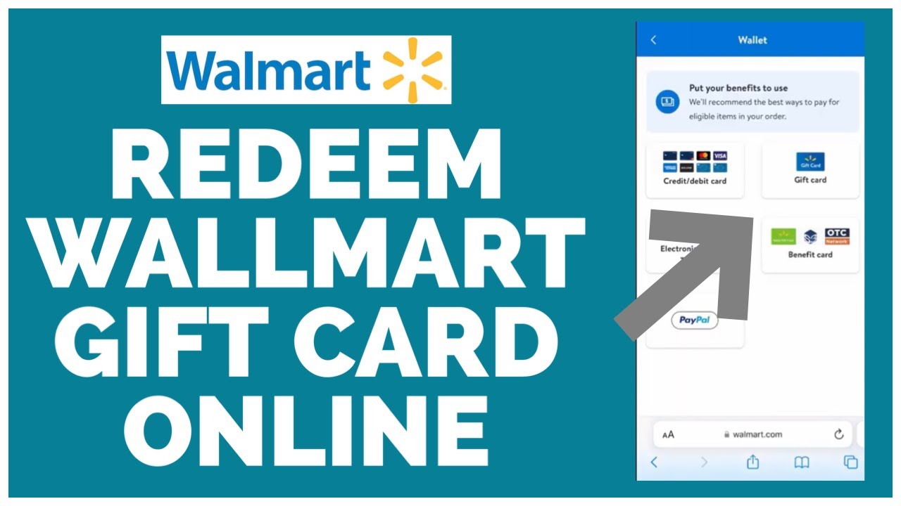 How To Use A Walmart Gift Card Online? [Redeem & Purchase]