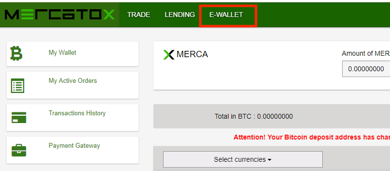 Mercatox Exchange Wallet Address List and Balance Change on Chain | CoinCarp