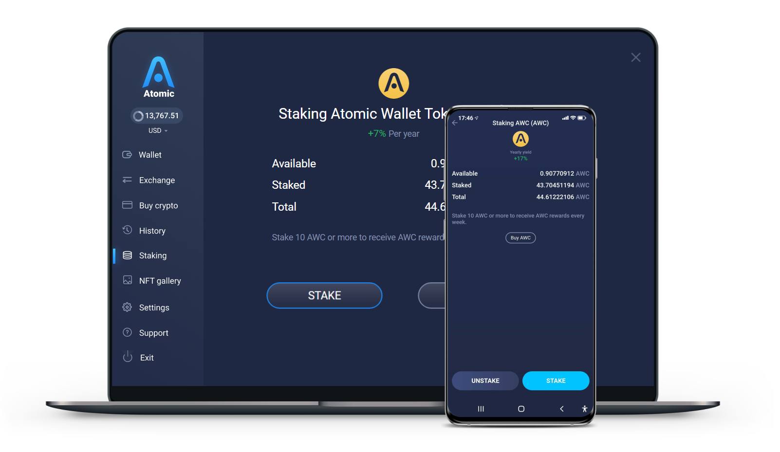 How do I stake NEAR? - Atomic Wallet Knowledge Base