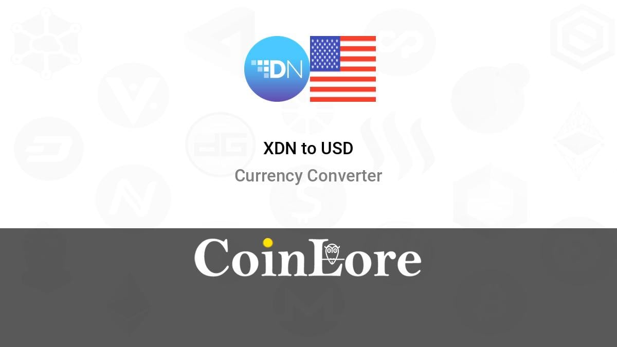 DigitalNote Price Today - XDN to US dollar Live - Crypto | Coinranking