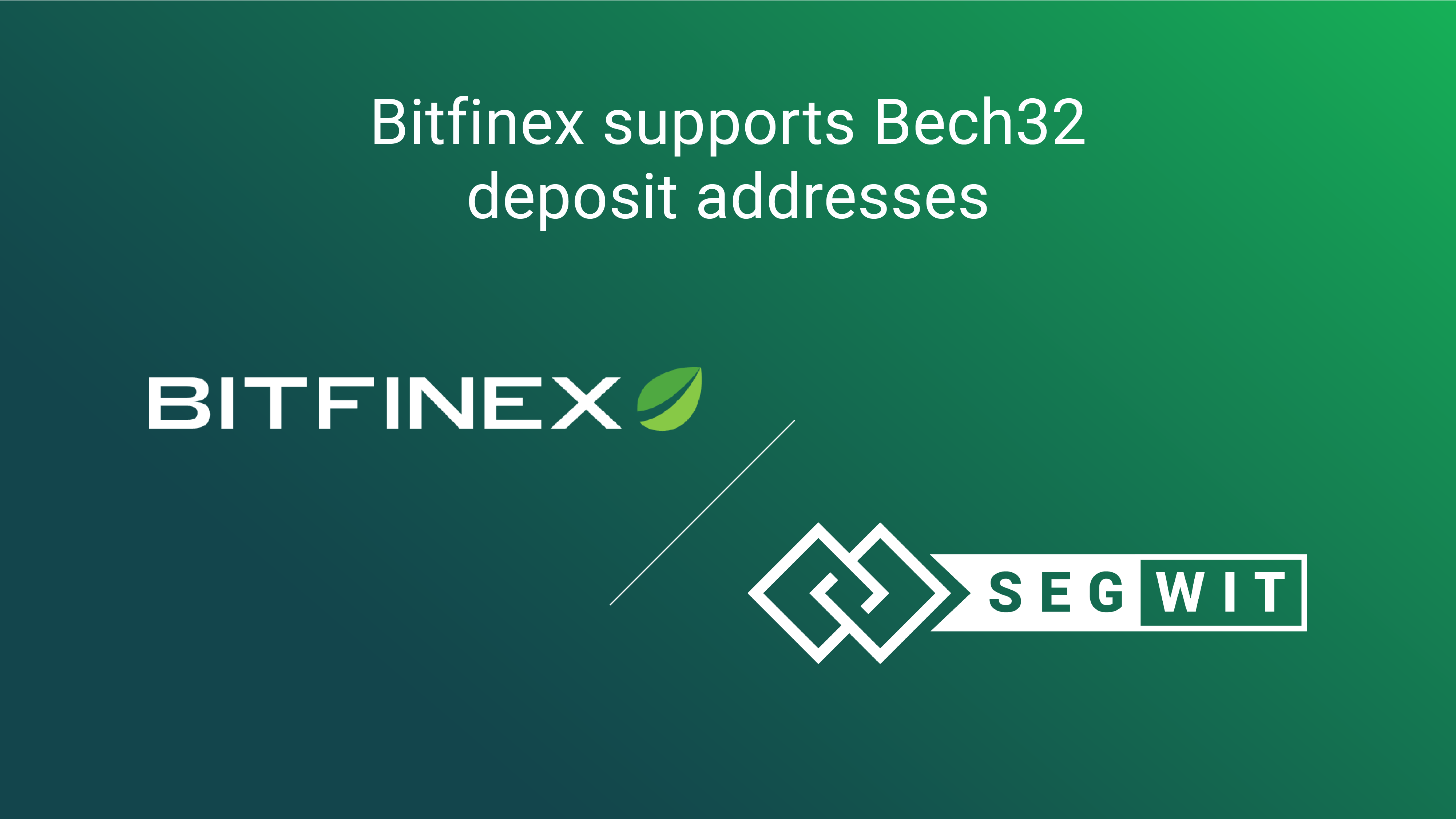 How to Deposit Funds for Bitfinex Accounts - EndoTech