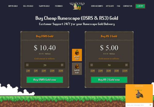 Runescape (OSRS & RS3) Gold Swap | RsGold | RsGold