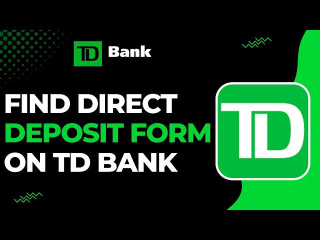 Access money faster with direct deposit | TD Canada Trust