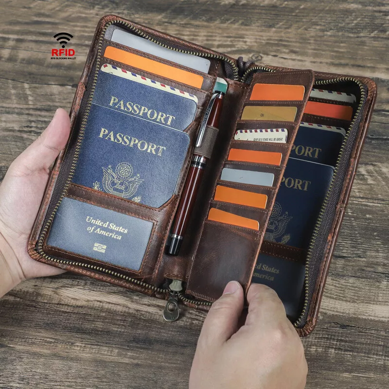 Handmade Leather Passport Wallet – Sound As Ever