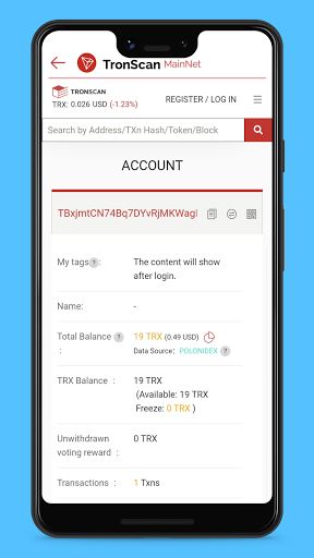 TRX Block Explorer - TRON Transaction Tracking