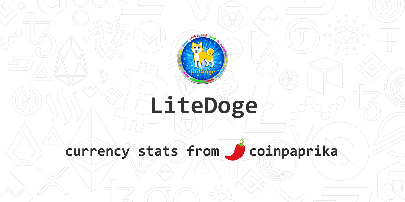 LiteDoge price today, LDOGE to USD live price, marketcap and chart | CoinMarketCap