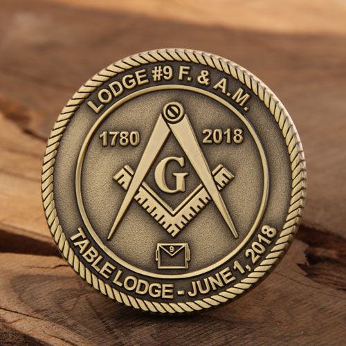 Marktex Company - Custom Masonic Challenge Coins