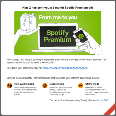 [Other] Gift a friend with free premium - The Spotify Community