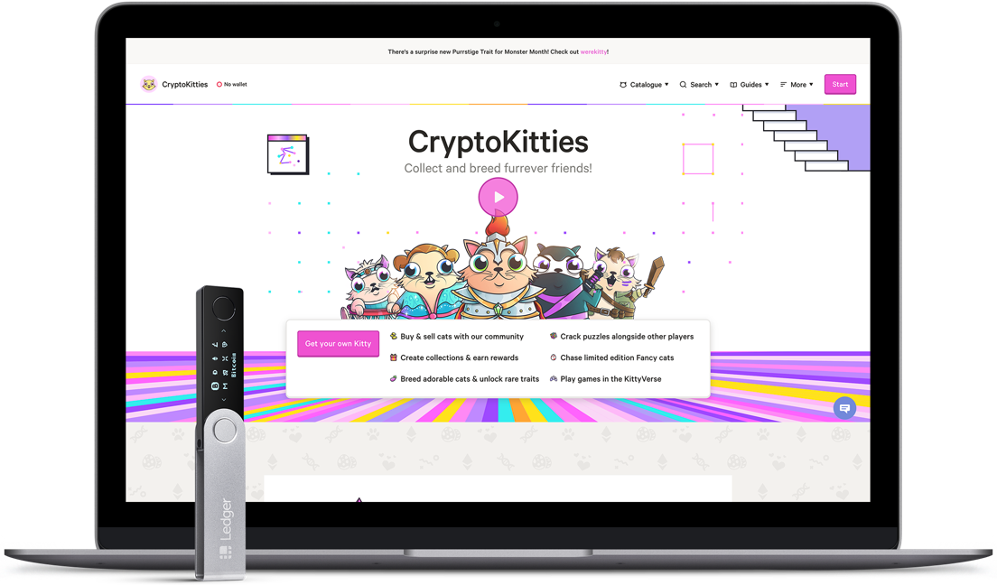 Cryptokitties [ERC] wallet: keep your digital pets secure | Ledger