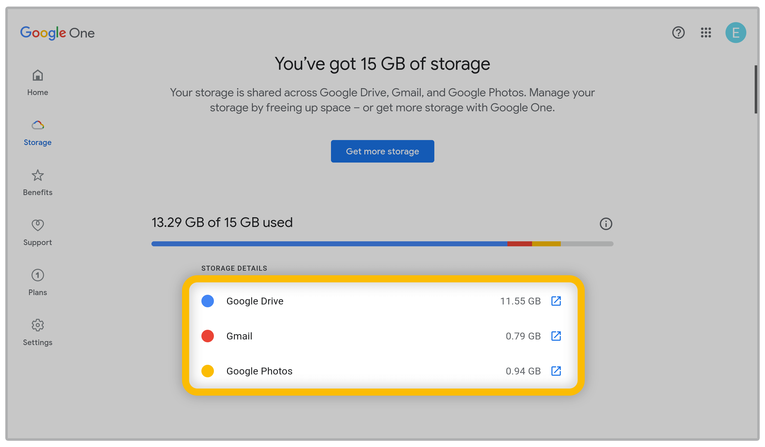 Add more storage to Google Drive | Google Workspace Knowledge Center