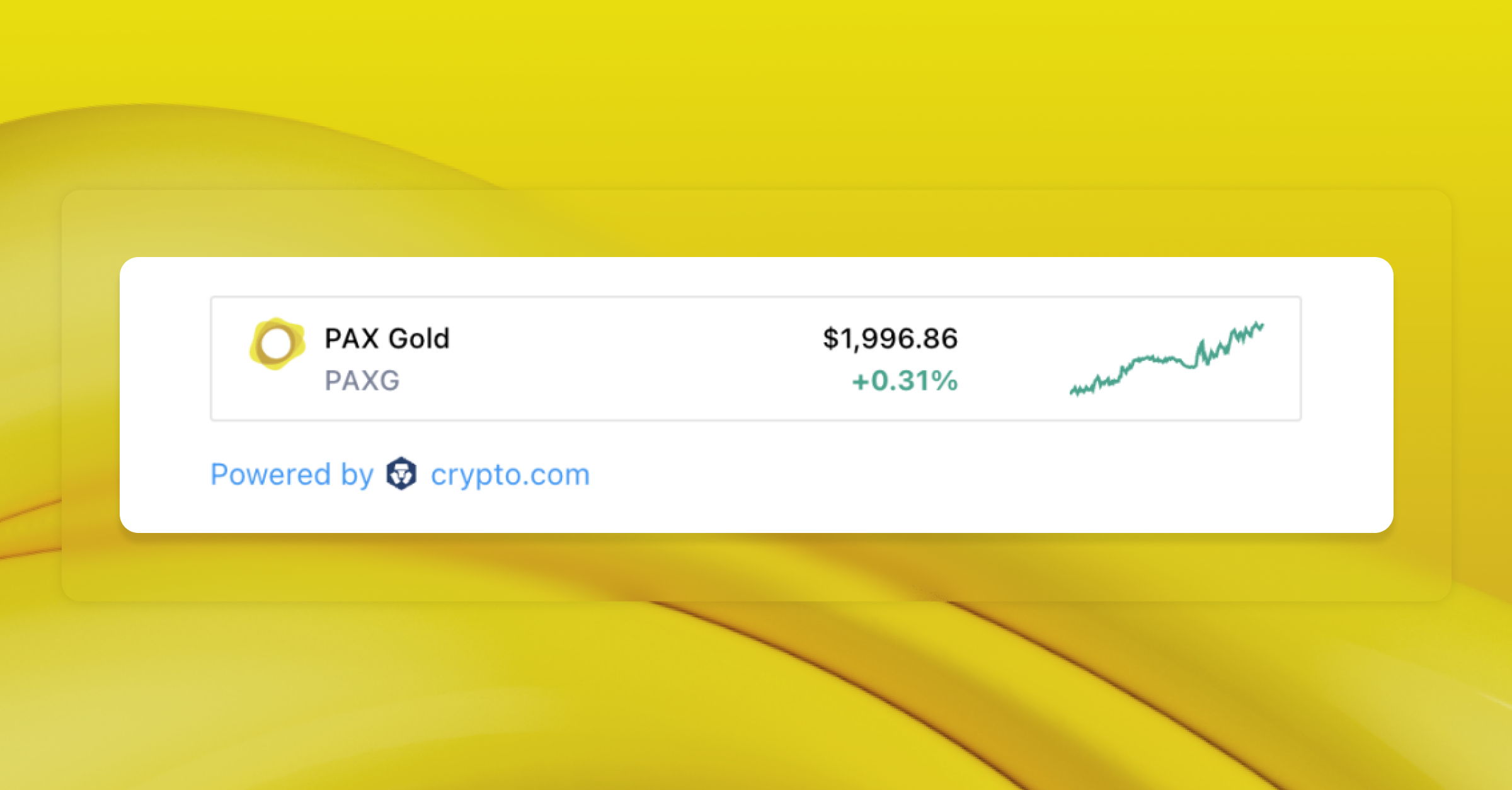 PAX Gold Price Today (USD) | PAXG Price, Charts & News | cryptolog.fun