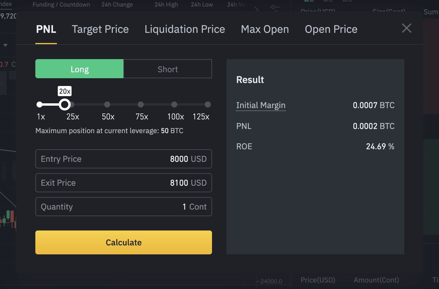 Binance Futures Calculator - Profit & Leverage Calculator - Dappgrid