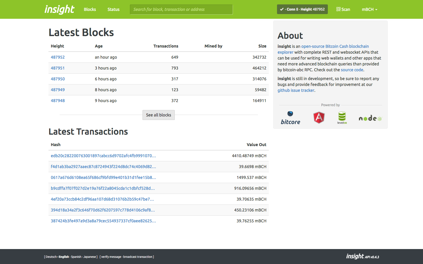 Connect to Bitcoin Cash (BCH) node and explorer | NOWNodes